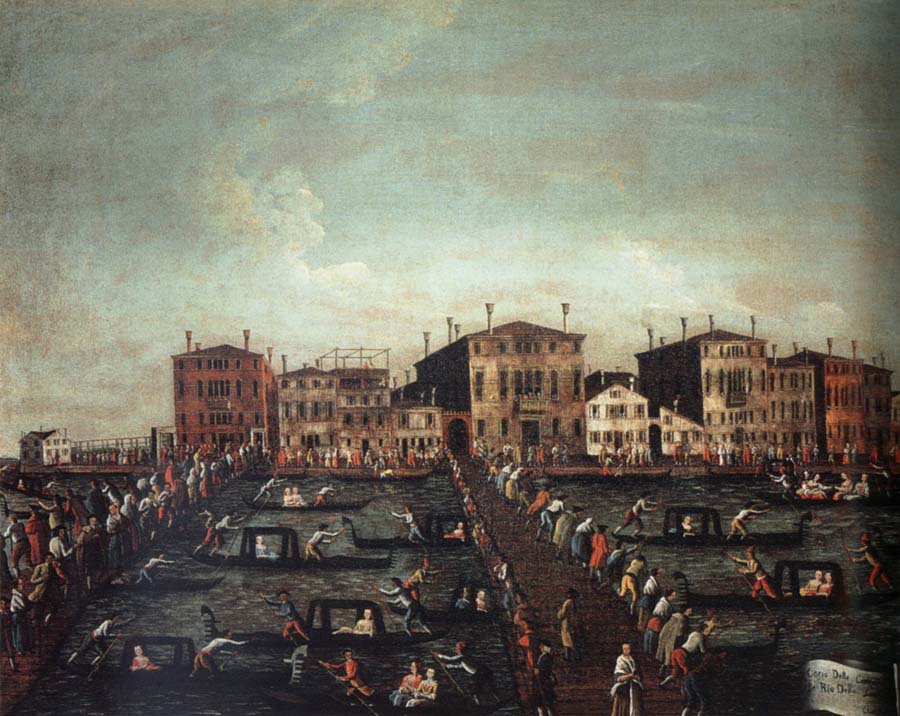 Procession of Courtesans on the Rio Della Sensa